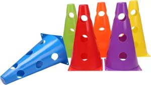 12/18Pcs Football Training Maker Bucket Soccer Training Marker Obstacle Cone Football Sign Bucket for Outdoor Sports