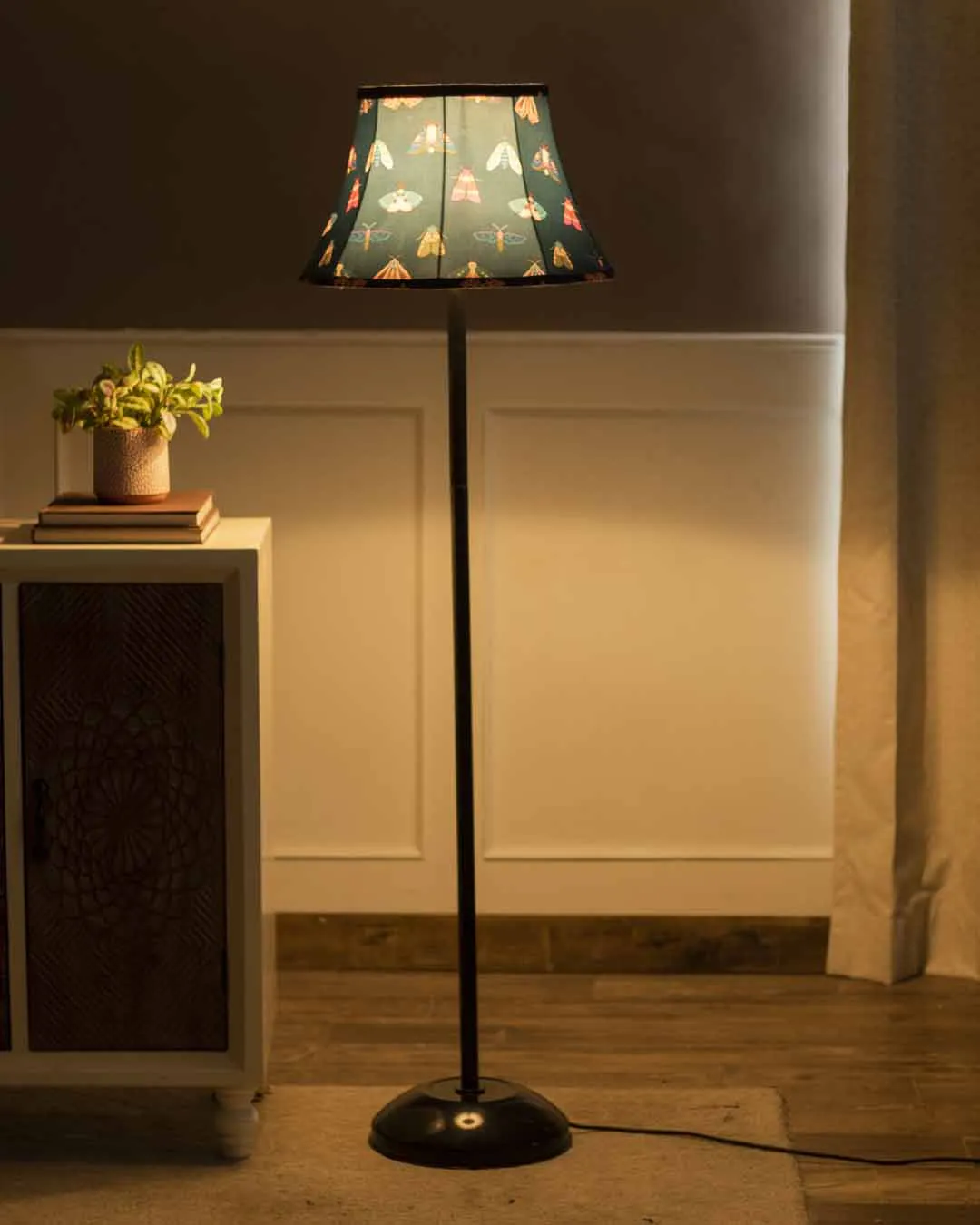 Butterfly Cotton Empire Lamp Shade - Large