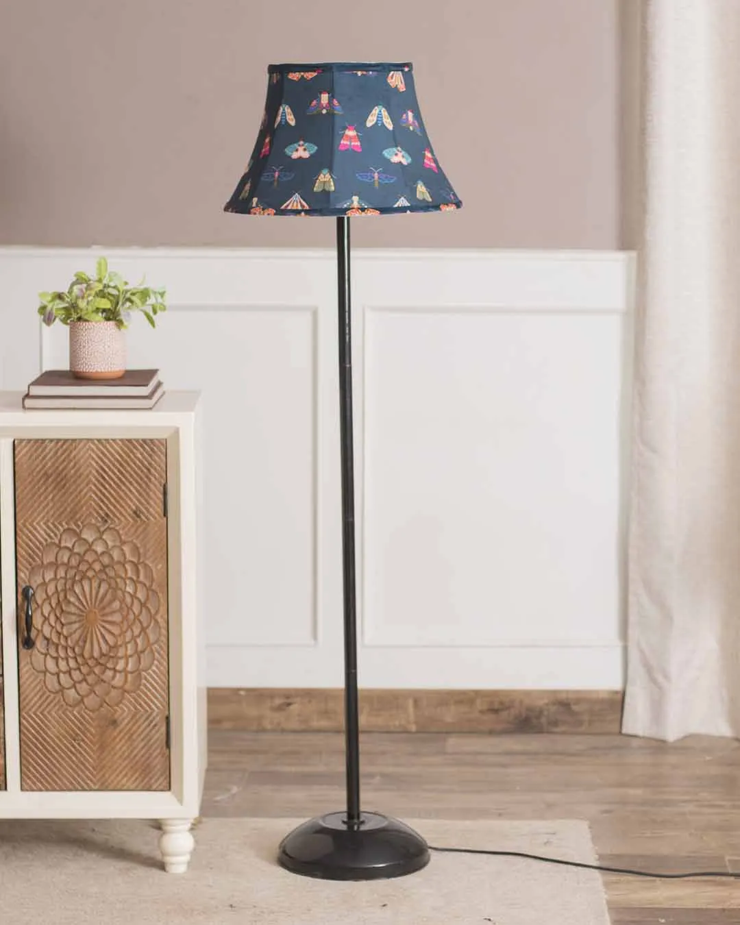 Butterfly Cotton Empire Lamp Shade - Large