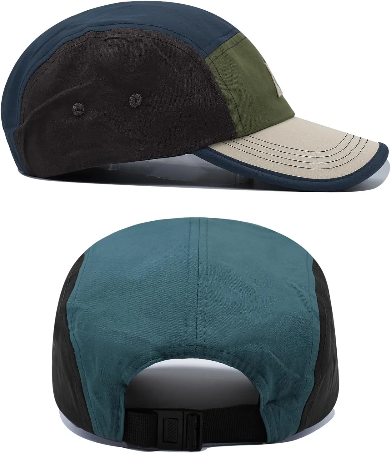 Clakllie 5 Panel Baseball Cap Lightweight Running Hats Snapback Trucker Hat Hip Hop Bike Board Cap Cotton Golf Dad Hat