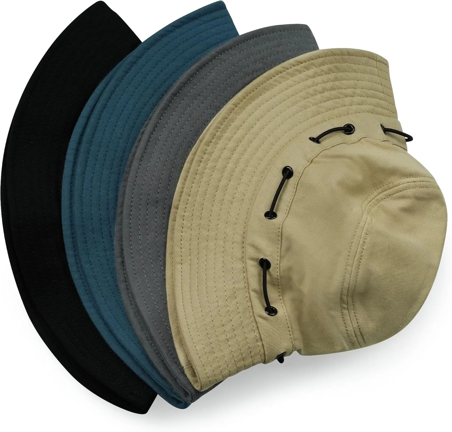 Clakllie Sun Hats for Women Men UV Protection Boonie Hats Summer Safari Jungle Hat Fishing Beach Hats UPF 50  Camping Hats