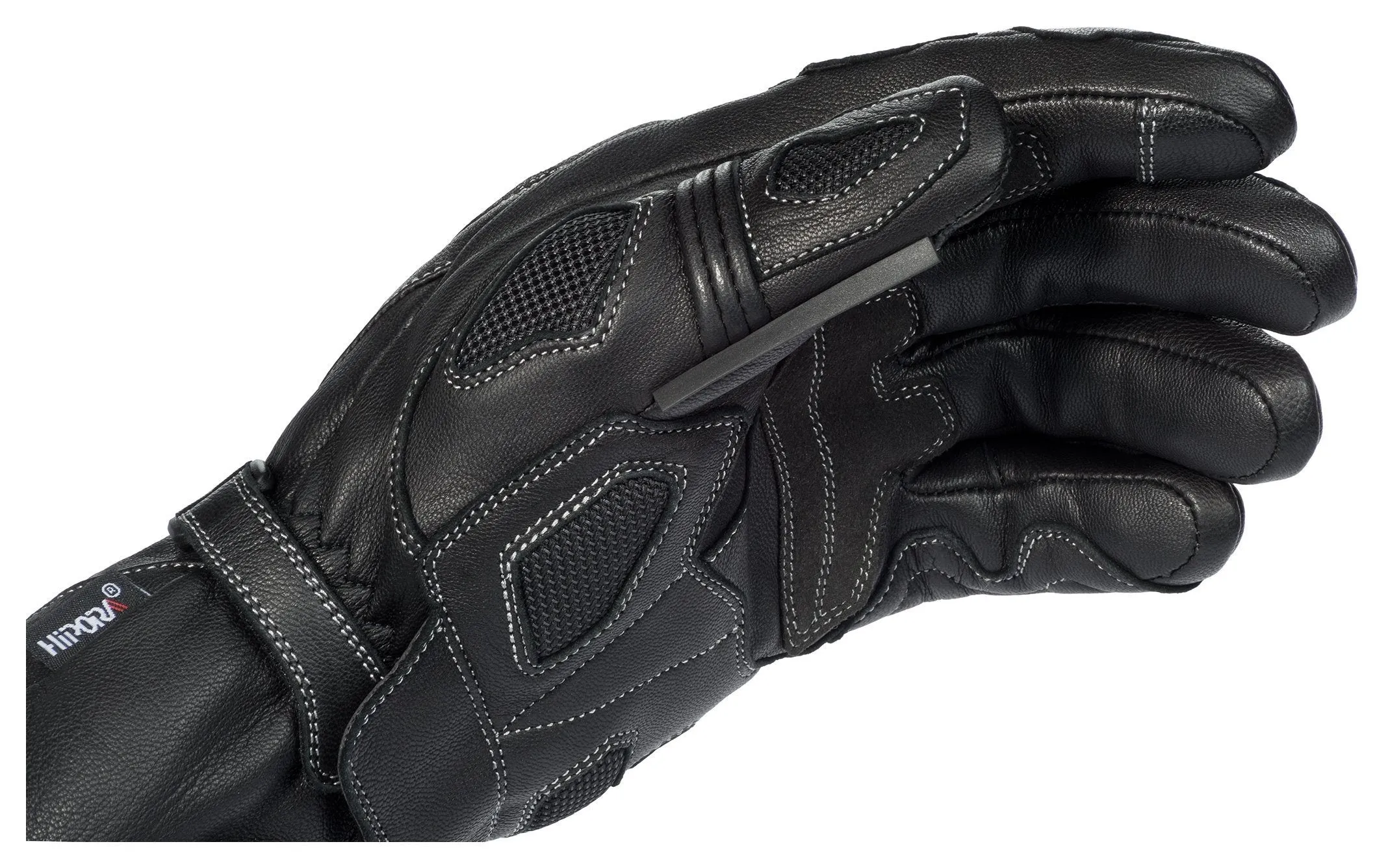 Cortech 'Scarab' Black Textile Winter Gloves