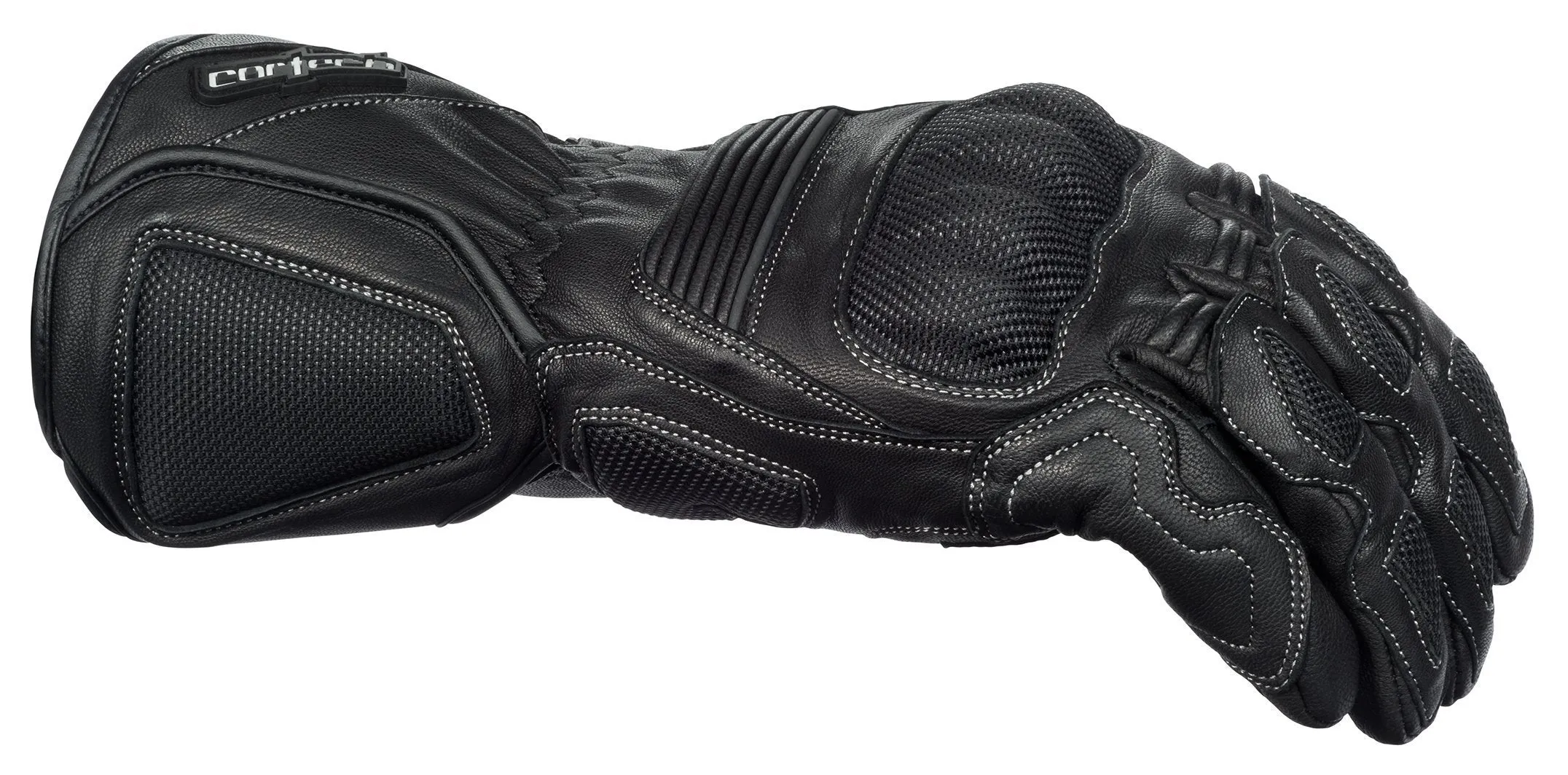 Cortech 'Scarab' Black Textile Winter Gloves