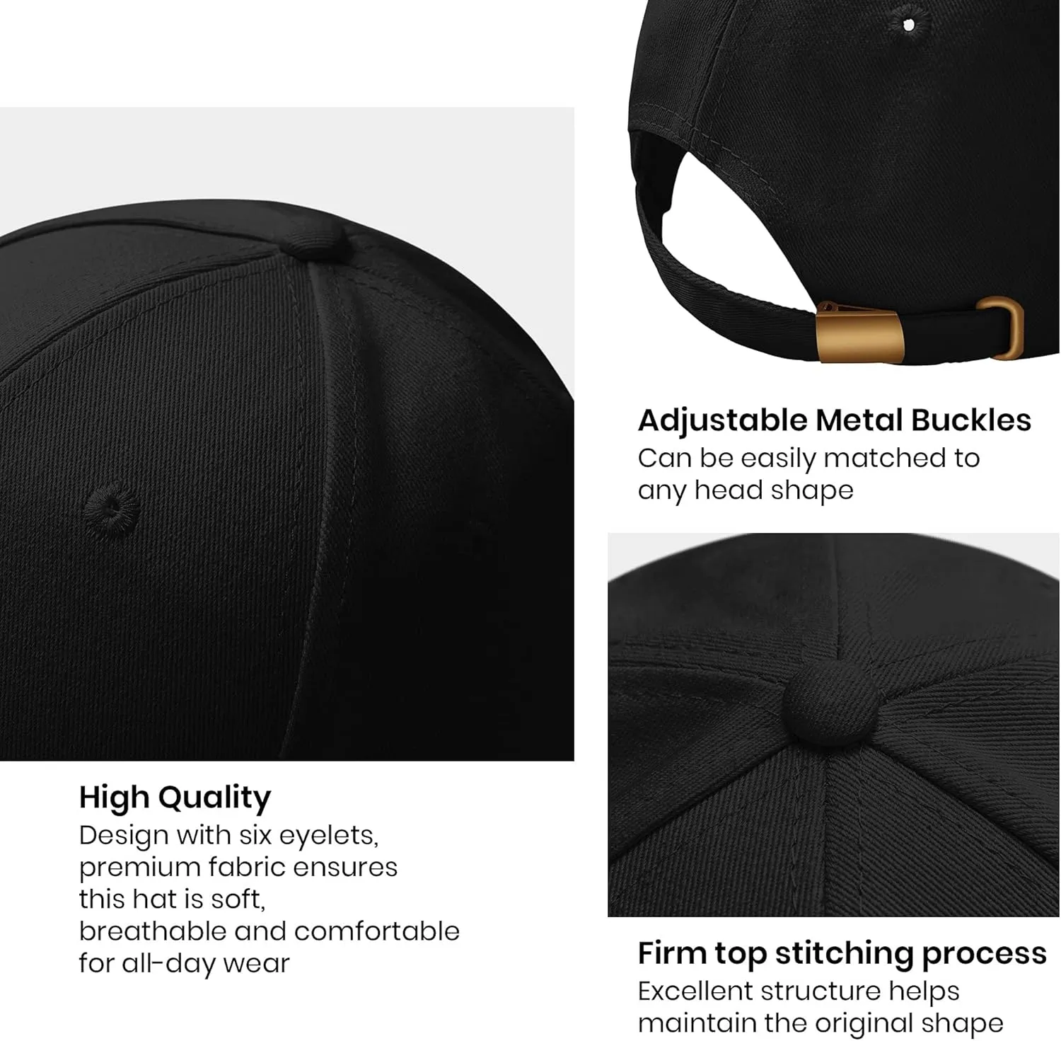Custom Hat/Cap, Embroidery Personalized Text & LogoSnapback Baseball Trucker Hat