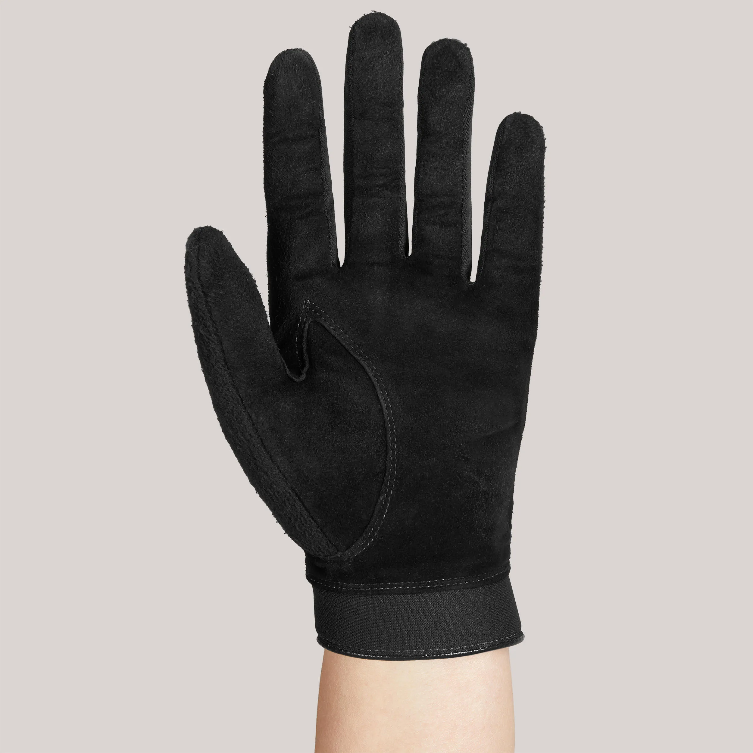Golf gloves warm CW women's dark blue INESIS, black blue