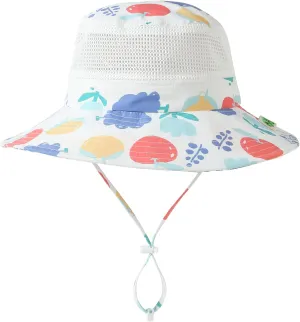 Home Prefer UPF50  Wide Brim Sun Hat Boys Girls Sun Protection Hat Zoo Beach Swim Safari Bucket Hat for Baby Toddler Kid