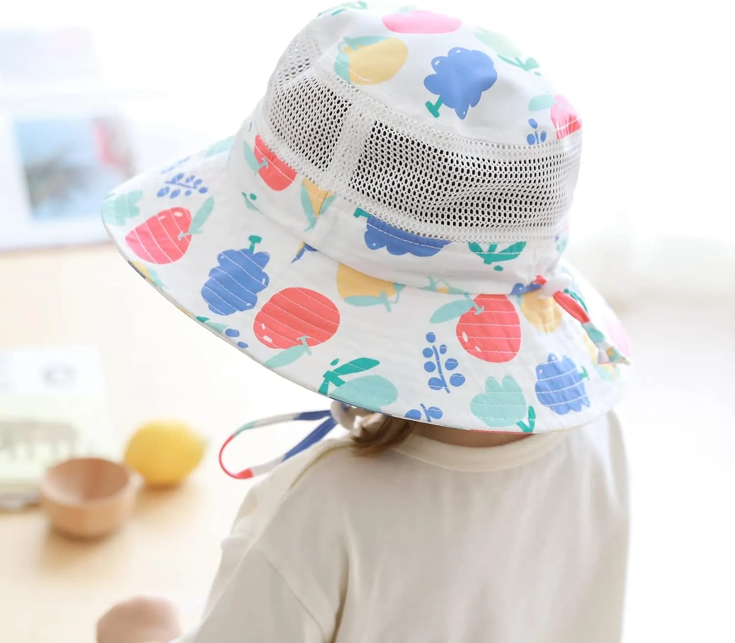 Home Prefer UPF50  Wide Brim Sun Hat Boys Girls Sun Protection Hat Zoo Beach Swim Safari Bucket Hat for Baby Toddler Kid