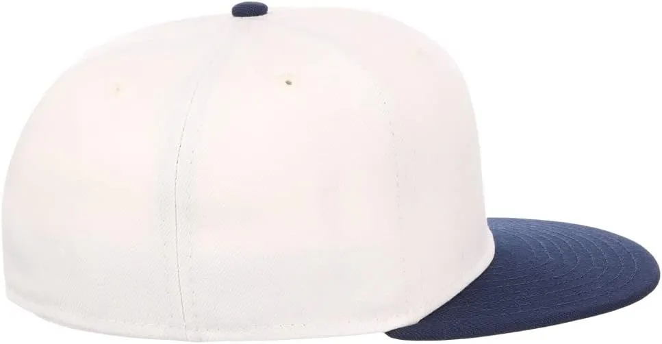 Lids Blank Premium Full Court w/Colored Under Visor Fitted Cap