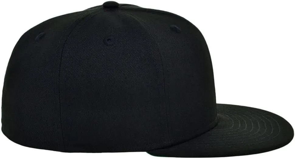Lids Blank Premium Full Court w/Colored Under Visor Fitted Cap