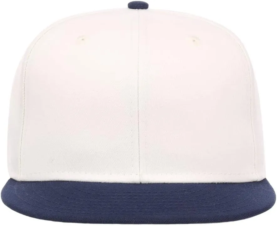Lids Blank Premium Full Court w/Colored Under Visor Fitted Cap