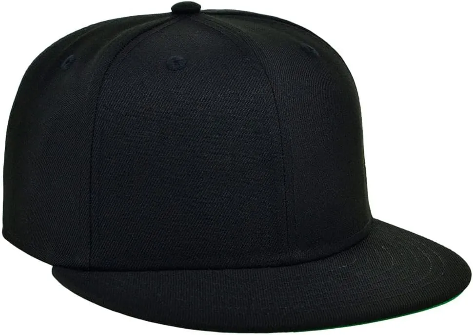 Lids Blank Premium Full Court w/Colored Under Visor Fitted Cap