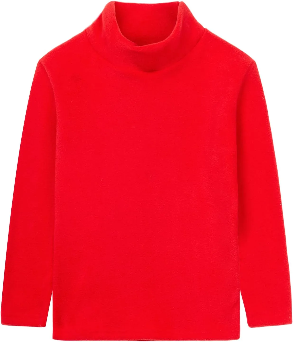 LittleSpring Unisex Kids Polar Fleece Turtleneck Base Top (2-8 Years)