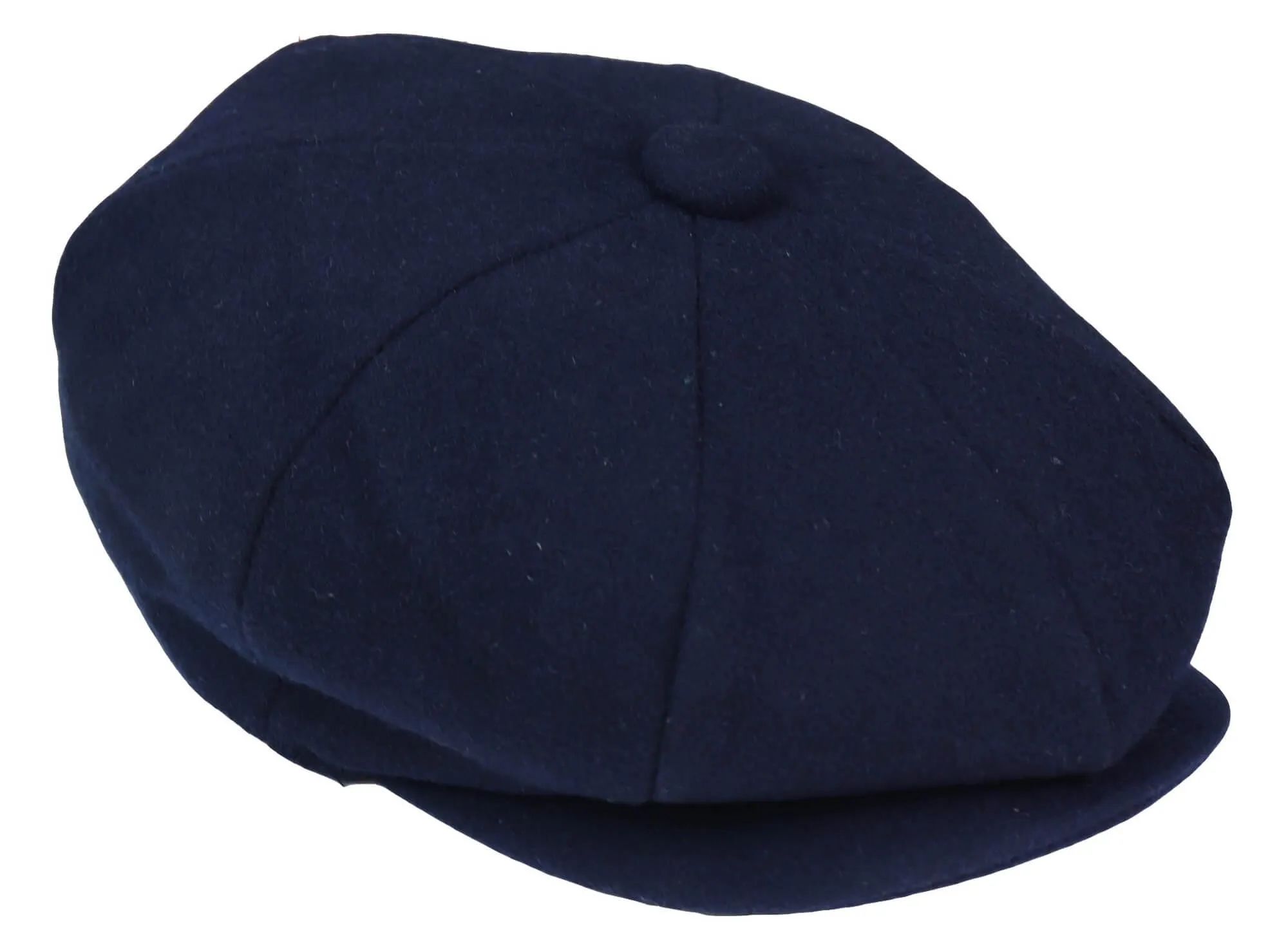 Men's Navy-Blue Newsboy Cap