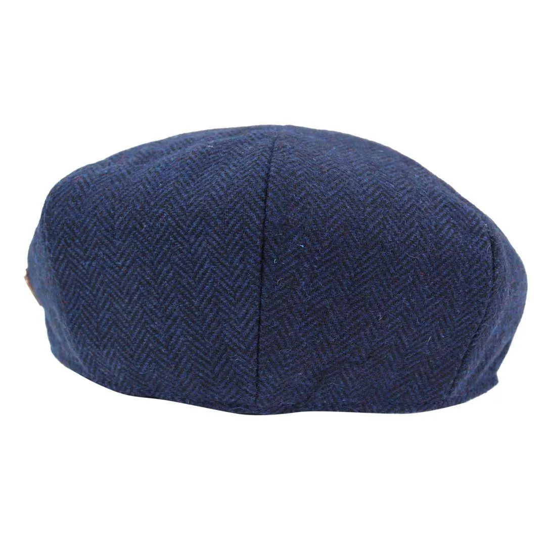 Mens Tweed Newsboy Peaky Blinder Baker Boy Razor Flat Cap Grandad Hat 8 Panel