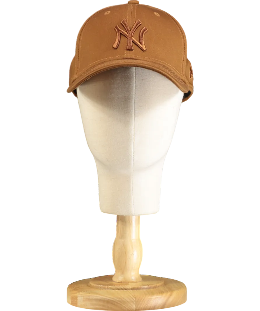 New Era Brown Curved Brim Logo New York Yankees Cap UK M/L