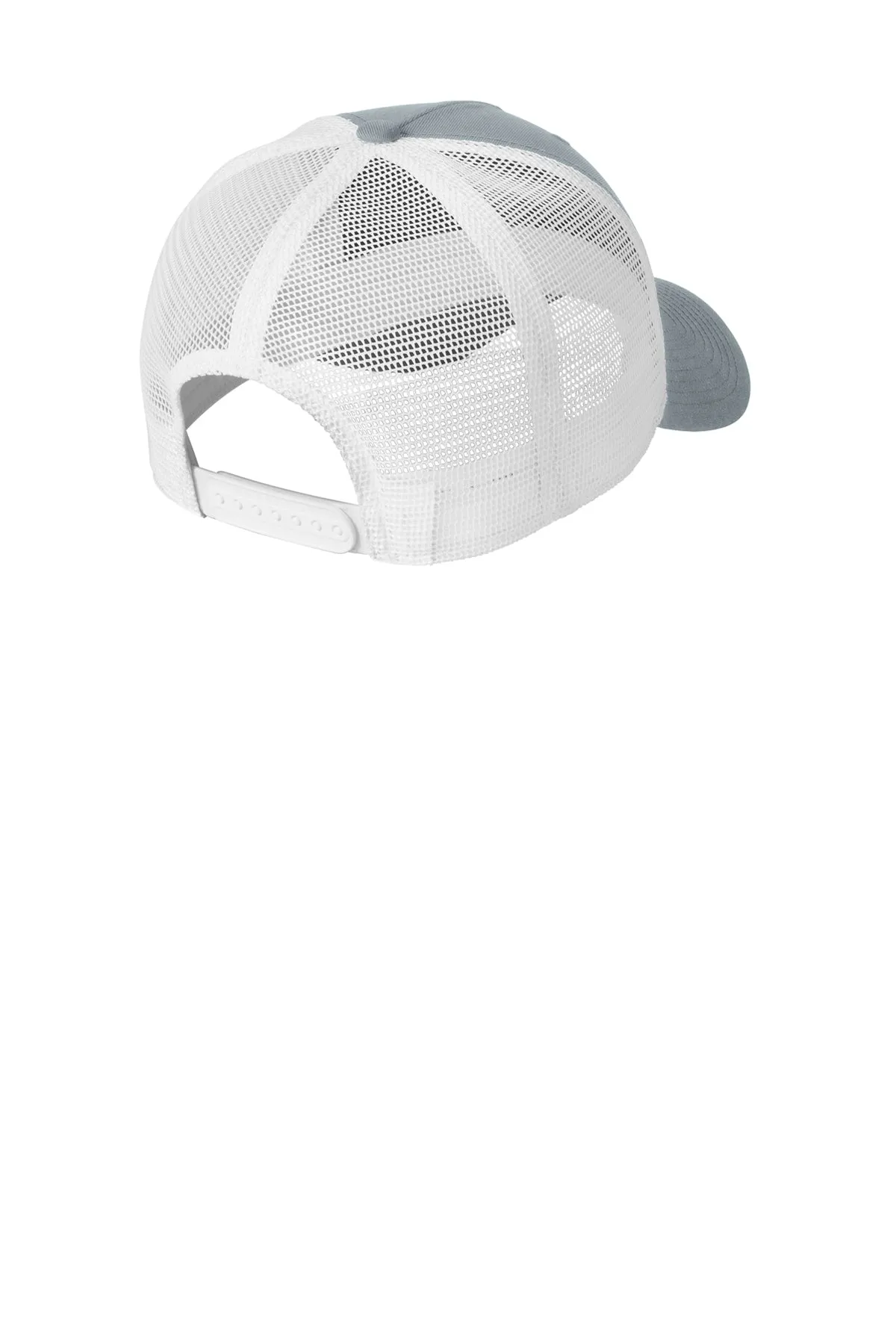Nike Snapback Mesh Trucker Custom Caps, Cool Grey / White