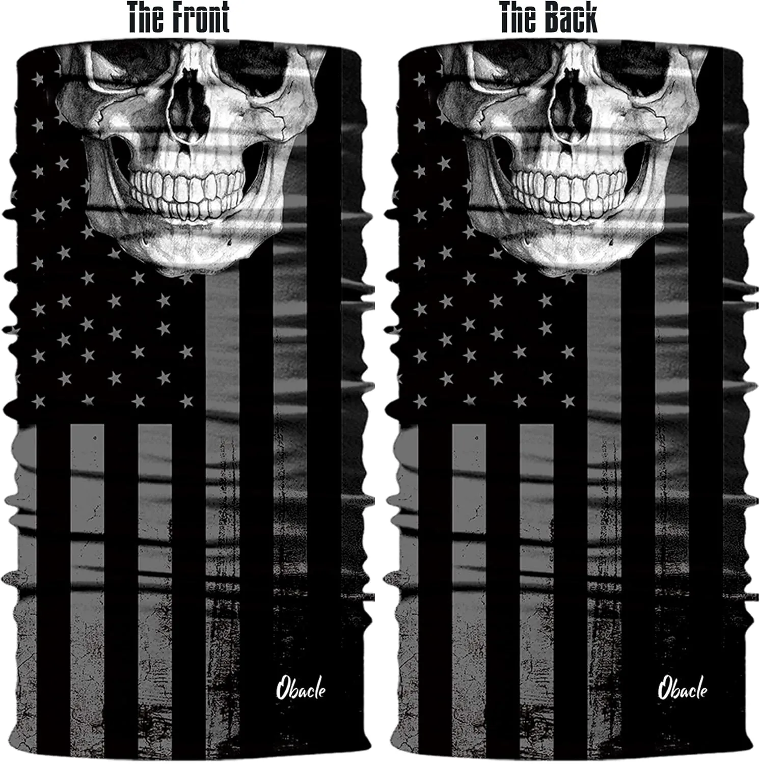 Obacle Bandana Face Mask Neck Gaiter Tube Mask Men Women for Sun Dust Protection