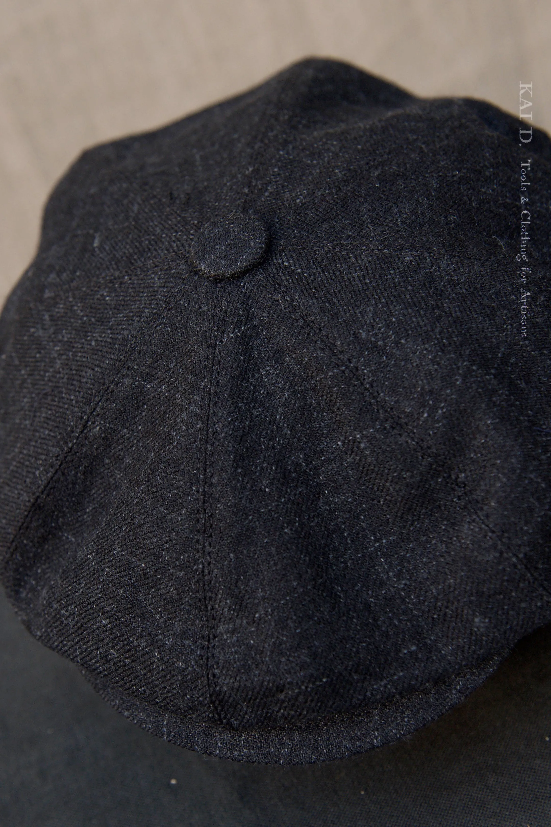 Peaky Hat - Stipple Linen Wool - M, L, XL
