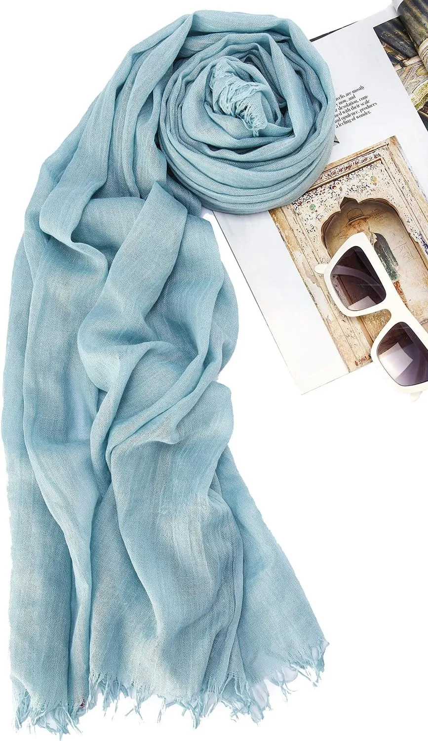 Premium Women Extreme Soft Scarf Wrap Shawl For Any Season, Super Size, Rich Color Choice