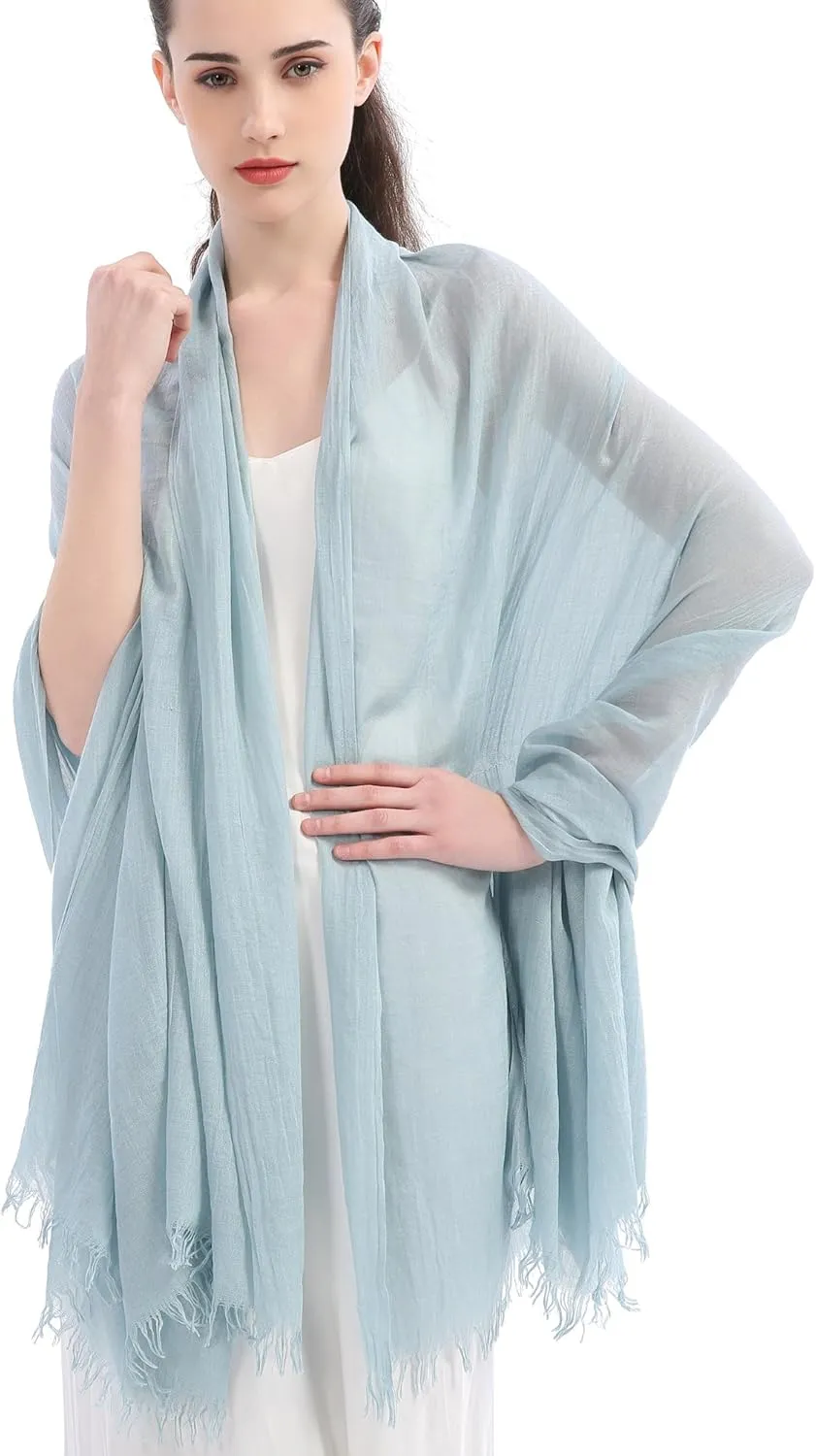 Premium Women Extreme Soft Scarf Wrap Shawl For Any Season, Super Size, Rich Color Choice