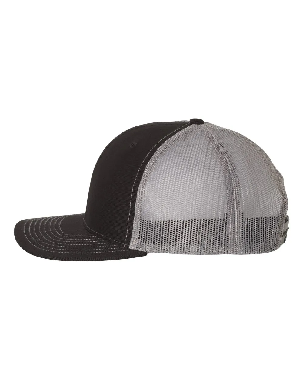 Richardson 112 Trucker Hat - Black / Charcoal