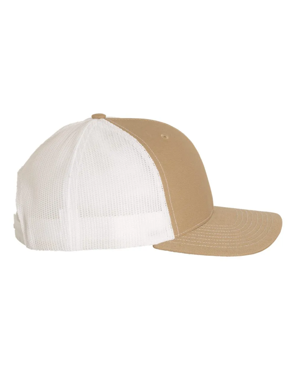 Richardson 112 Trucker Hat -Khaki / White