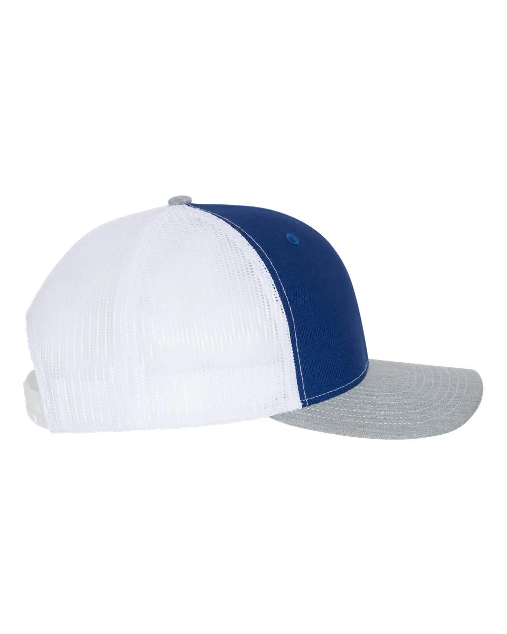 Richardson 112 Trucker Hat -Royal Blue / White / Heather Gray