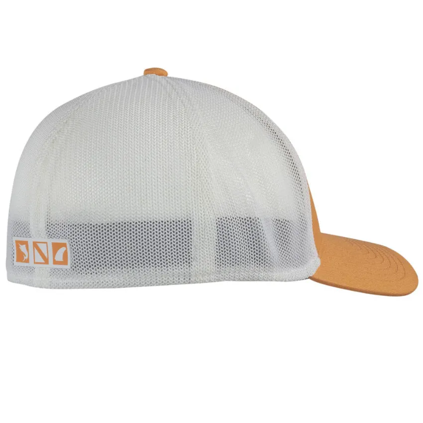 Salt Life Fish Dive Surf Stretch Fit Cap Orange