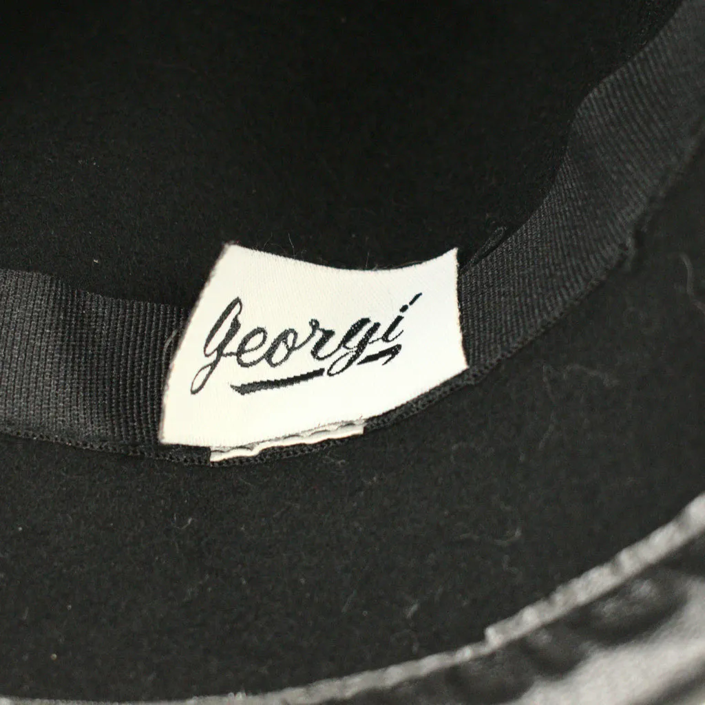 Vintage 1970s does 1920s Black Hat