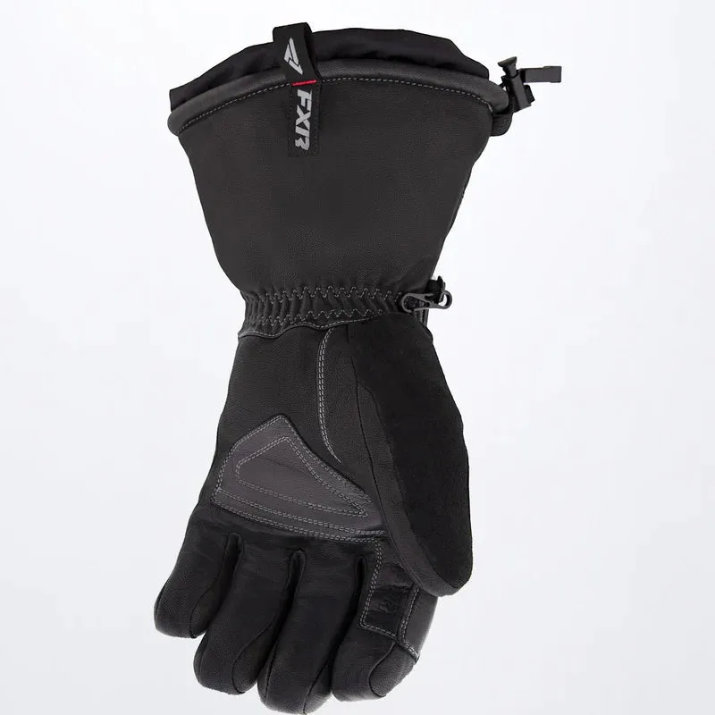 Winter Gloves - FXR Leather Gauntlet Glove, 220800