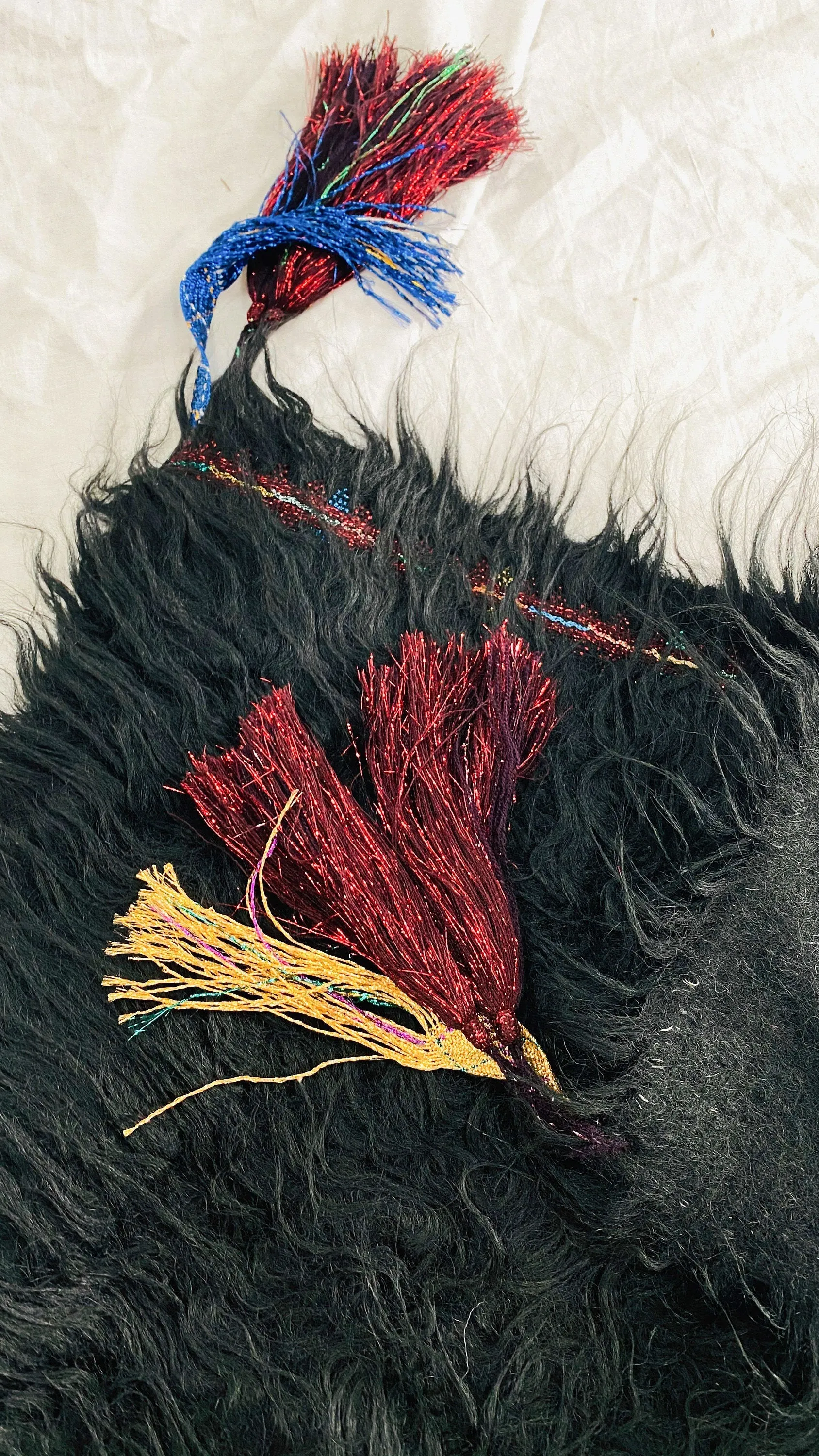 Wool Shawl with Tassels. Mayan. Chamula. Mexico