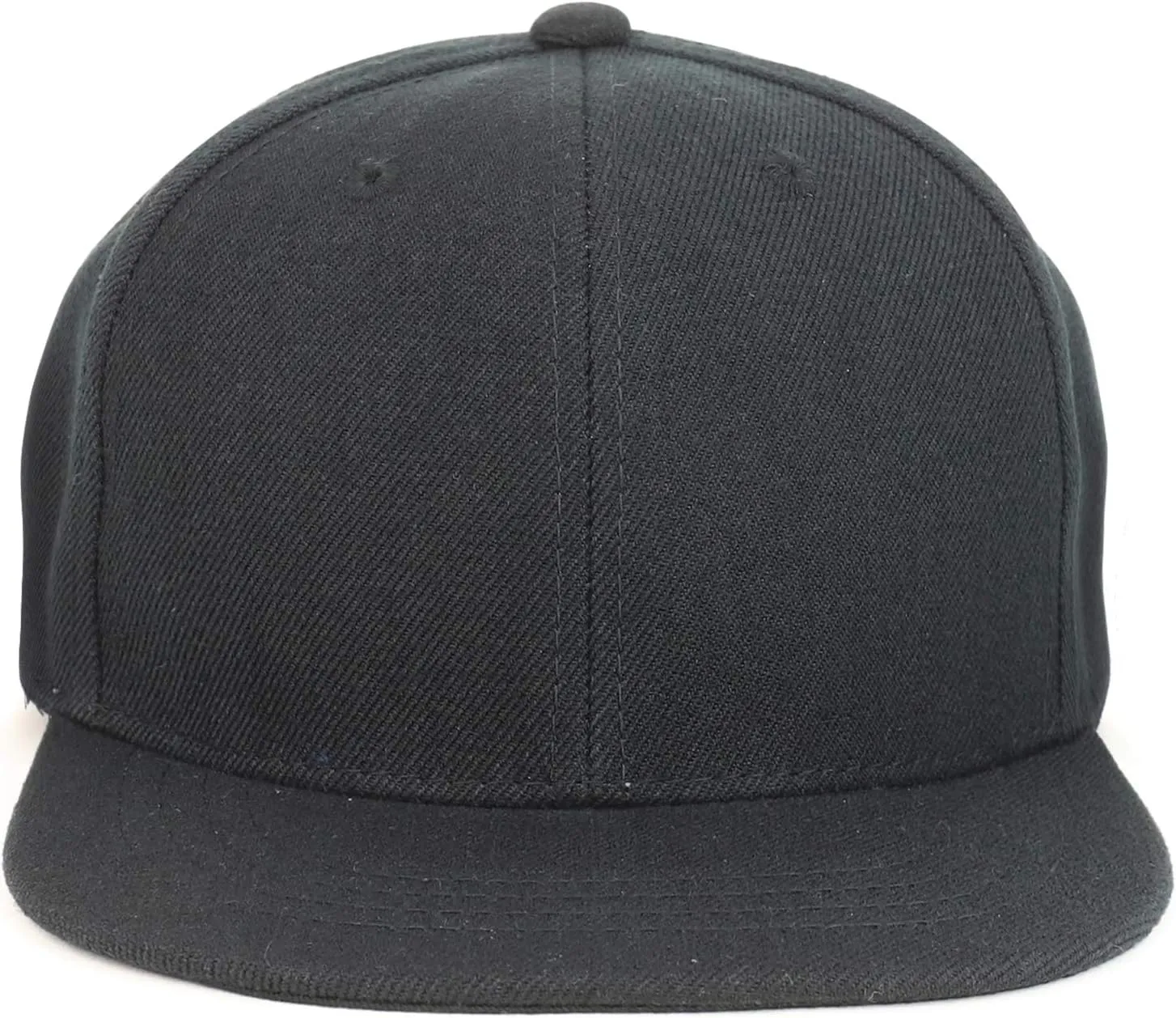 Youth Kid's Solid Color Flat Bill Snapback Baseball Cap