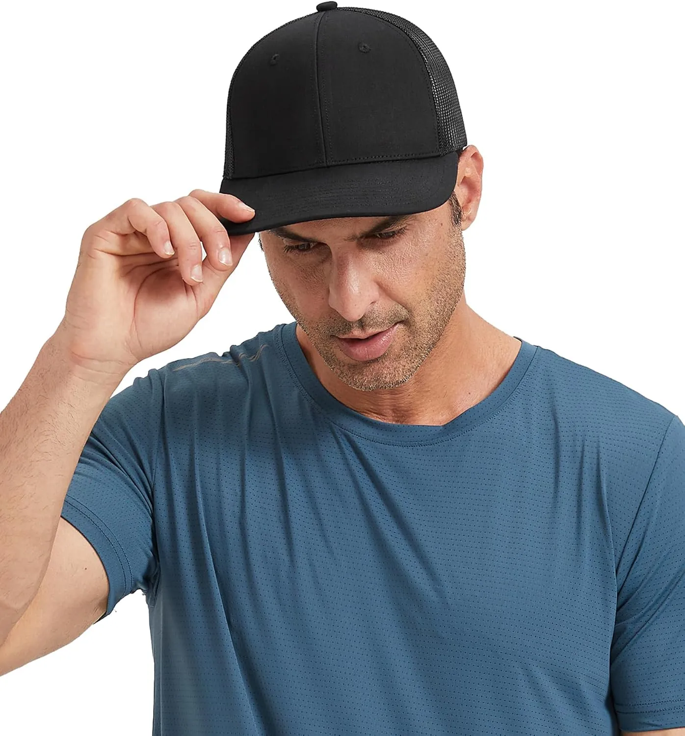 Zylioo Oversize XXL/XL Trucker Hats, Large Snapback Mesh Cap,Cool Summer Cap for Big Heads,Gaint 2 Tone Travel Cap